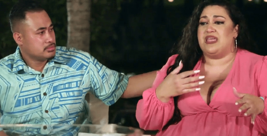 Courtesy of TLC. Kalani and Asuelu reveal extent of his cheating.