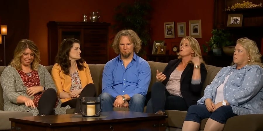 Meri Brown, Janelle Brown, Christine Brown, Robyn Brown and Kody Brown from Sister Wives, TLCSourced from YouTube