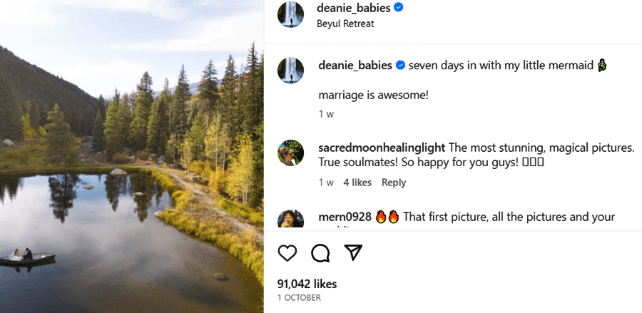 Bachelor in Paradise stars Dean Unglert, Caelynn Miller-Keyes in Colorado - Instagram