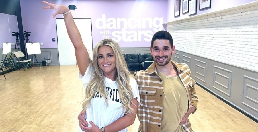 Jamie Lynn Spears and Alan Bersten from the DWTS Instagram page