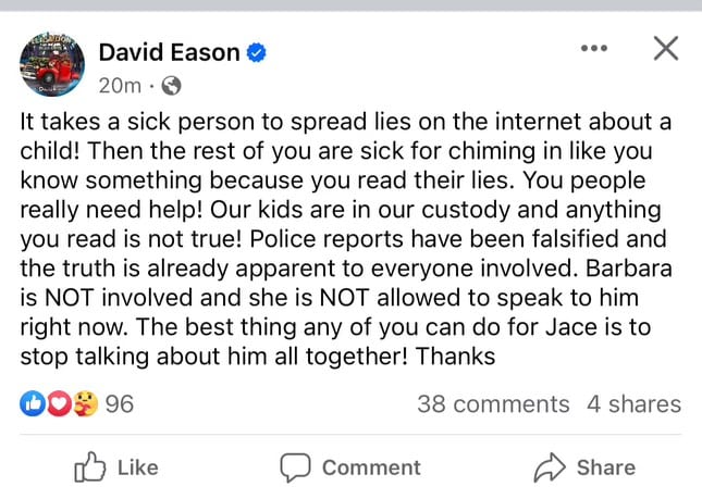 David Eason - Facebook 