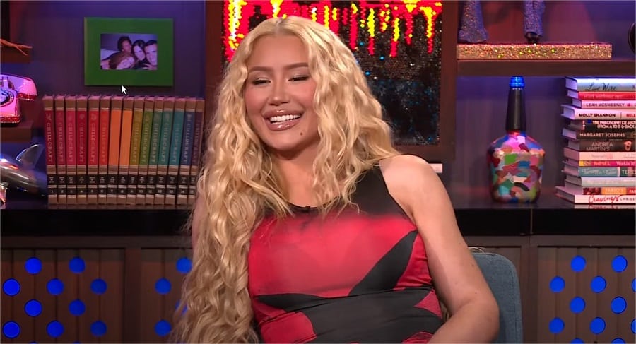 Iggy Azalea on 'Watch What Happens Live with Andy Cohen.'