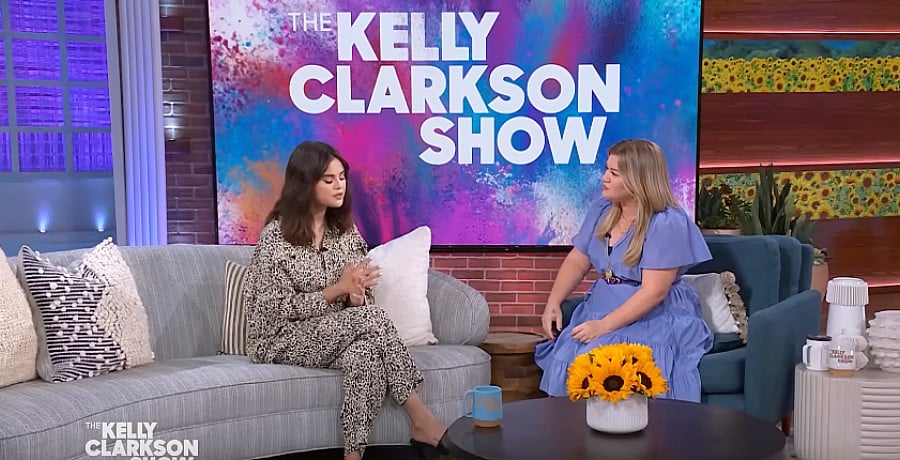 Selena Gomez and Kelly Clarkson/Credit: Kelly Clarkson Show YouTube