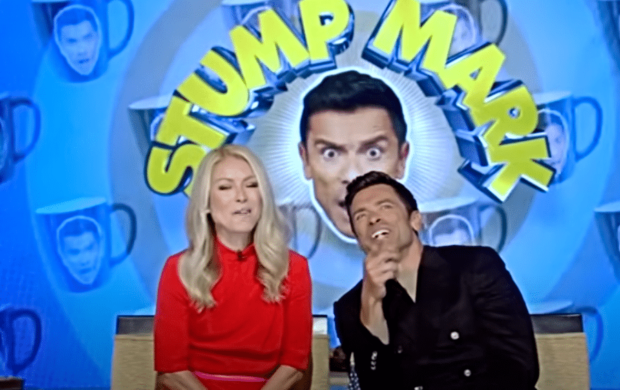 Live with Kelly and Mark - Mark Consuelos Loses it With Producer - YouTube
