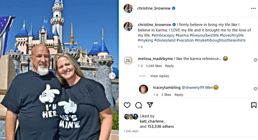 Sister Wives - Christine Brown Shades Kody's Karma Comment - Instagram