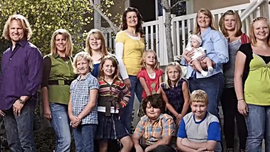 Sister Wives Christine Brown and her kids - TLC
