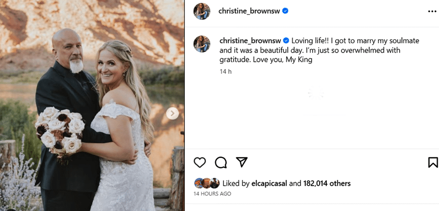 Sister Wives 'Sister Wives' Christine Brown Wins Lottery Instagram