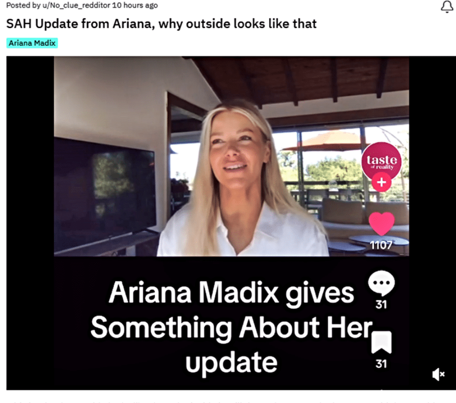 Vanderpump Rules Fans Turn On Ariana Madix As SAH's Future Is Unknown - Reddit