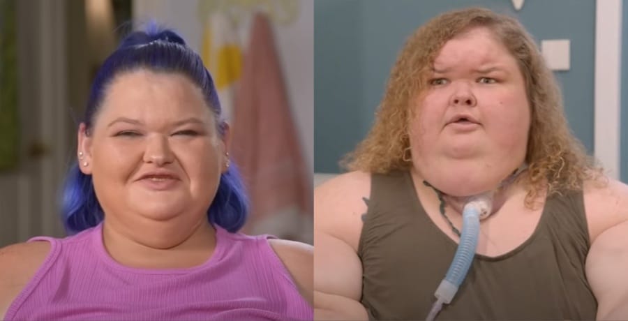 Amy Slaton Halterman and Tammy Slaton from 1000-Lb Sisters, both sourced from YouTube