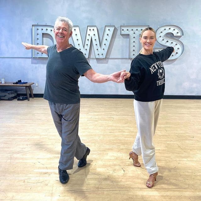Barry Williams and Peta Murgatroyd from Dancing With The Stars, Instagram
