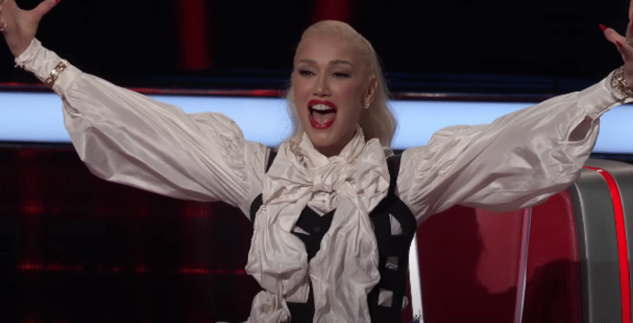 Gwen Stefani celebrates her team's performance on 'The Voice' | Courtesy of NBC