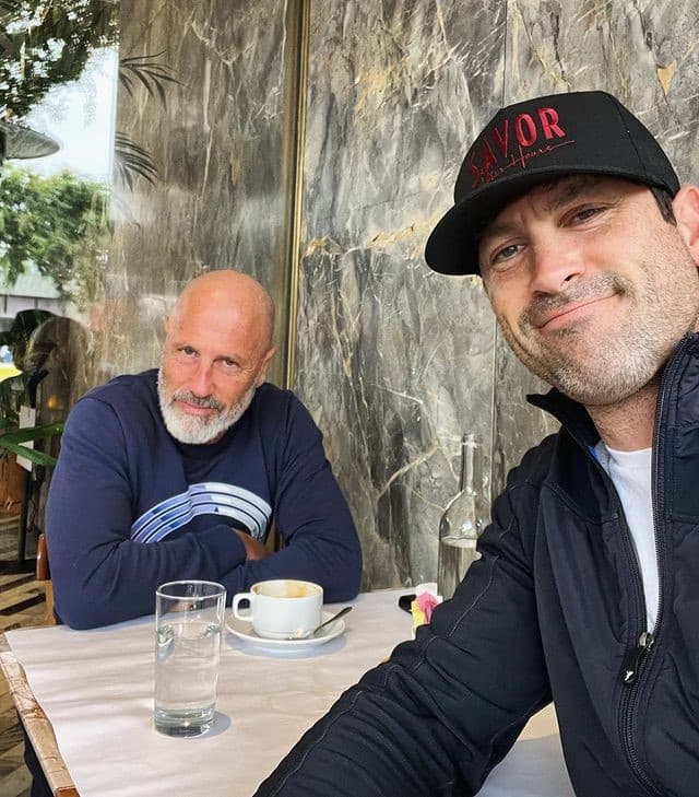 Maks Chmerkovskiy and his dad from Instagram