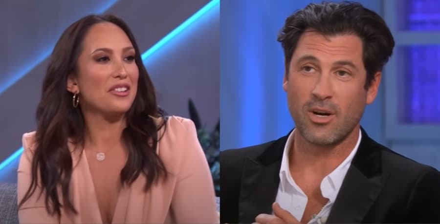 Maks Chmerkovskiy and Cheryl Burke from The Kelly Clarkson Show, sourced from YouTube