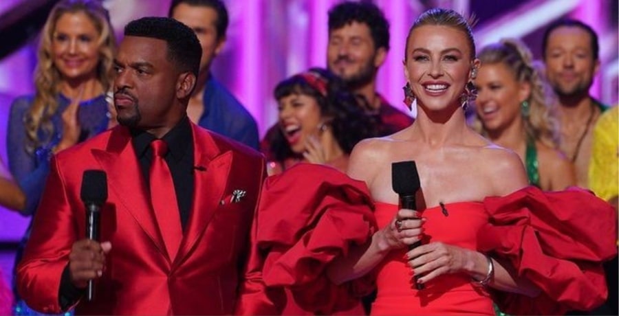 Alfonso Ribeiro and Julianne Hough from the Dancing With The Stars Instagram page