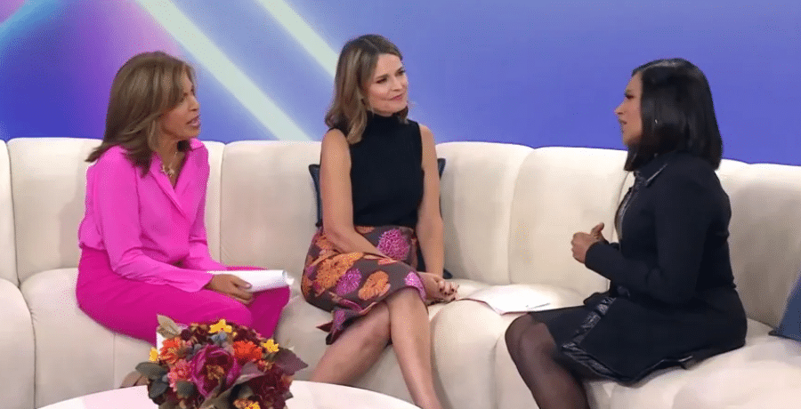Courtesy of Today. Mindy Kaling speaks to Hoda and Savannah on Today.