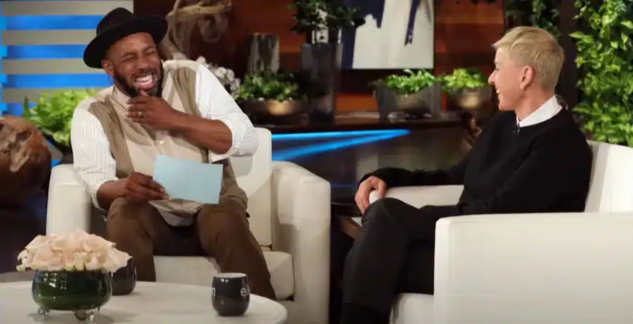 Stephen Boss during a segment of The Ellen DeGeneres Show | Courtesy of NBC