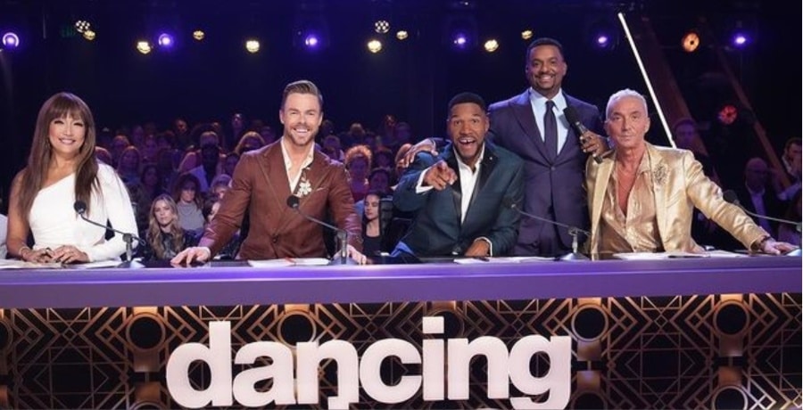 Carrie Ann Inaba, Derek Hough, Michael Strahan, Bruno Tonioli, and Alfonso Ribeiro from Dancing With The Stars, Instagram