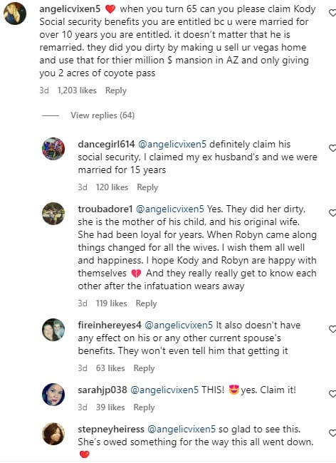 Meri Brown - Instagram Comments