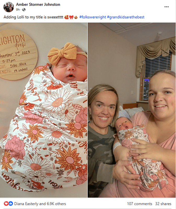 7 Little Johnstons - Amber Johnston Shares Special Thoughts On Being Grandma 'Loli' - Instagram