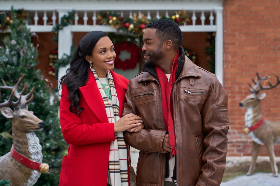 Photo: Mishael Morgan, Jaime M. Callica Credit: ©2023 Hallmark Media/Photographer: Shane Mahood