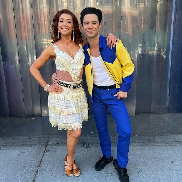 Alyson Hannigan and Sasha Farber from Dancing With The Stars, Instagram