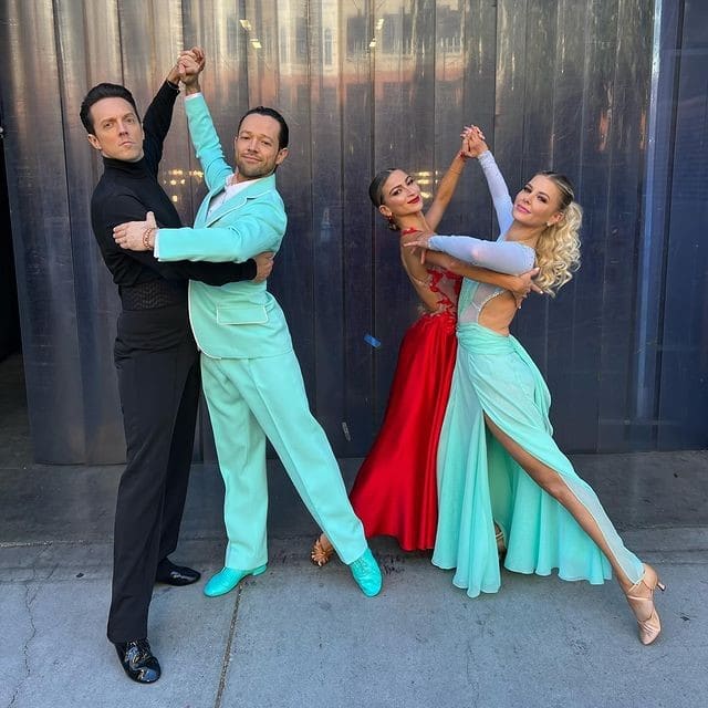 Jason Mraz, Pasha Pashkov, Daniella Karagach, and Ariana Madix from Dancing With The Stars, Instagram