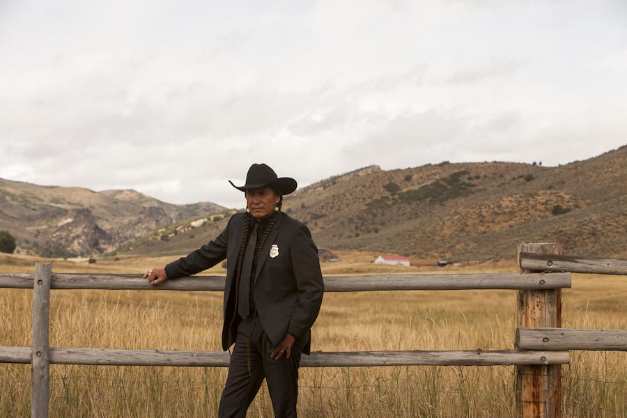 Yellowstone Pictured: Moses Brings Plenty as Rainwater Photo: Emerson Miller for Paramount