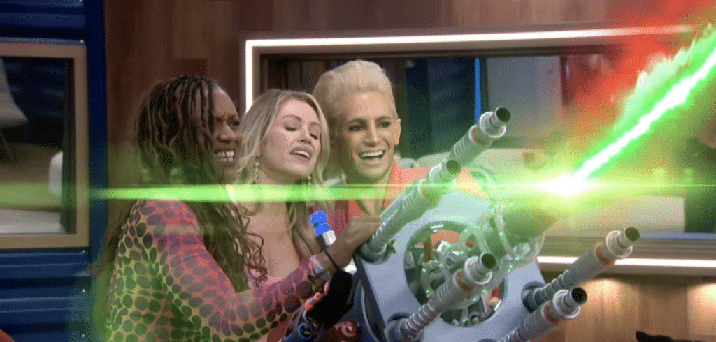 Frankie Grande, Danielle Reyes, and Britney Haynes open Big Brother Holiday Universe