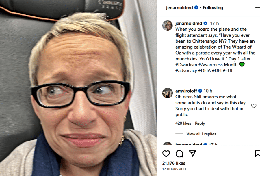 'The Little Couple' Jen Arnold Cringes Over Midget - Instagram