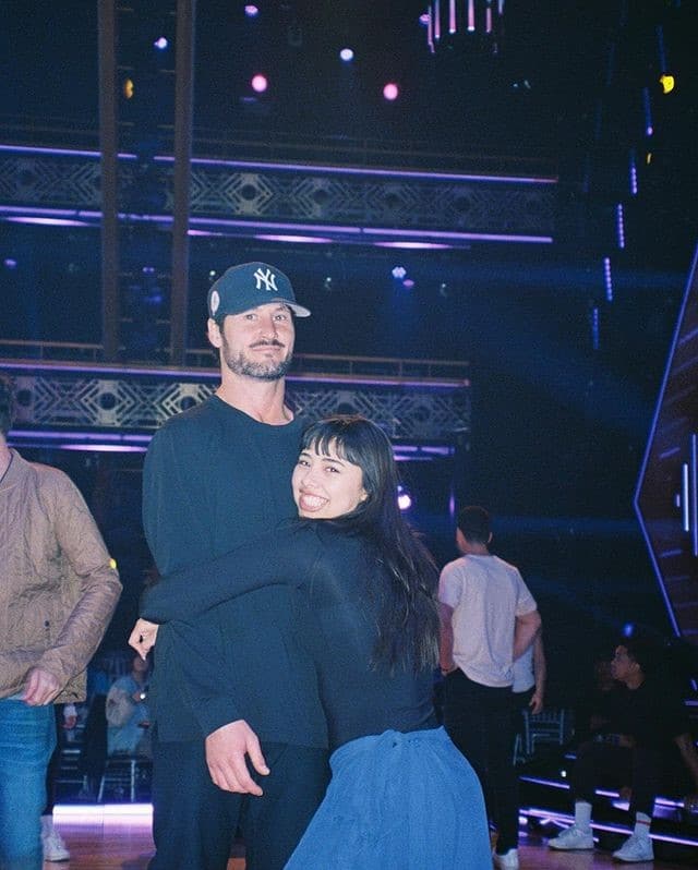 Val Chmerkovskiy and Xochitl Gomez from Val's Instagram