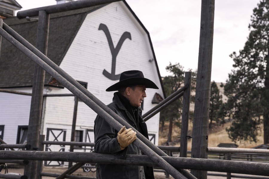 Yellowstone Photo Credit: Emerson Miller for Paramount Network Pictured (L-R): Kevin Costner as John Dutton