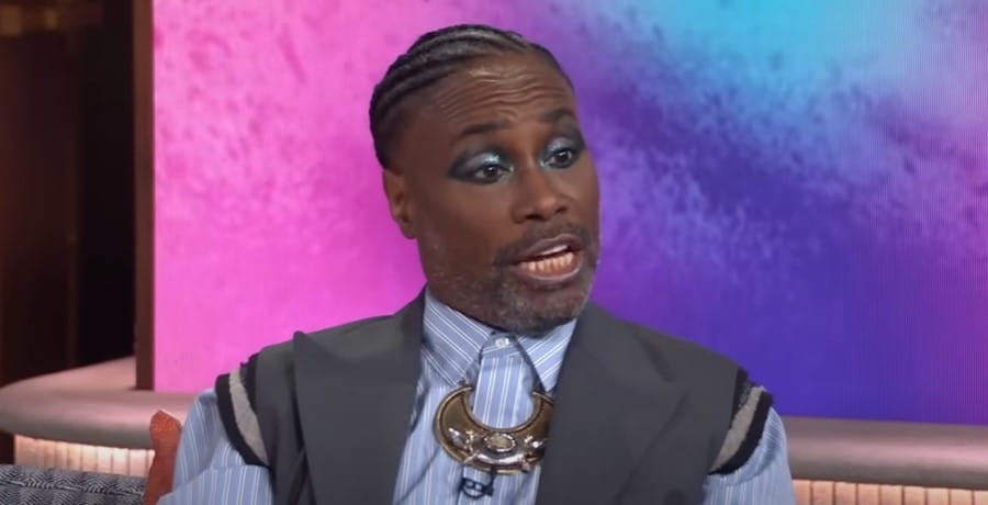 Billy Porter from the Kelly Clarkson Show, YouTube