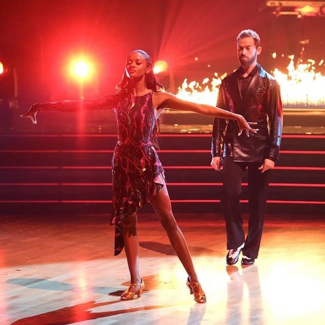 Charity Lawson and Artem Chigvintsev from Dancing With The Stars' Instagram page