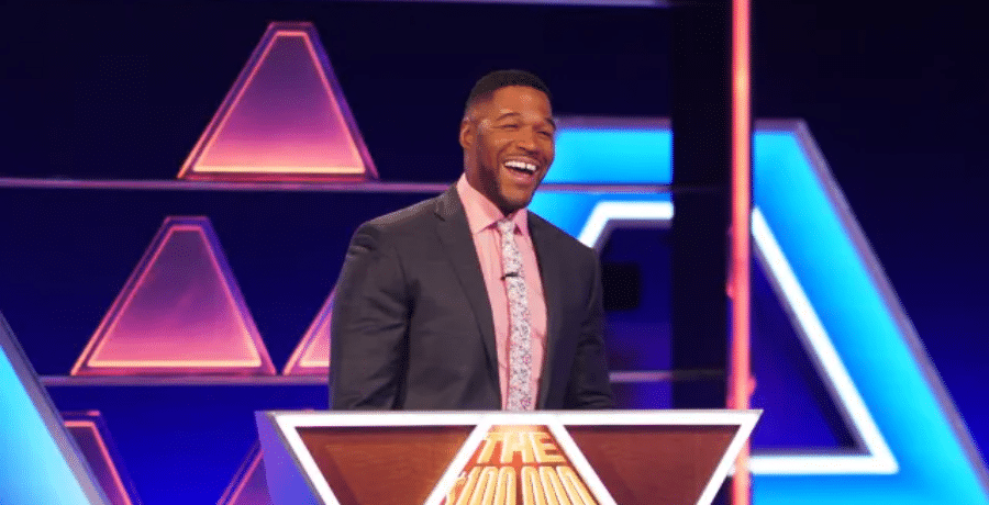 Michael Strahan on $100,000 Pyramid | Courtesy of ABC