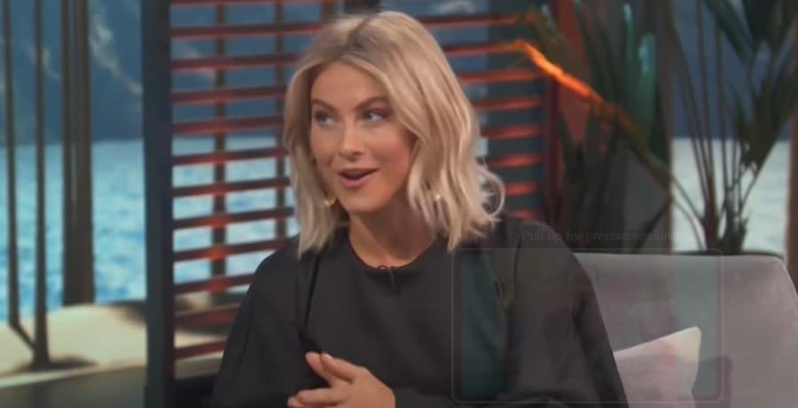 Julianne Hough from Access Hollywood, Sourced from YouTube