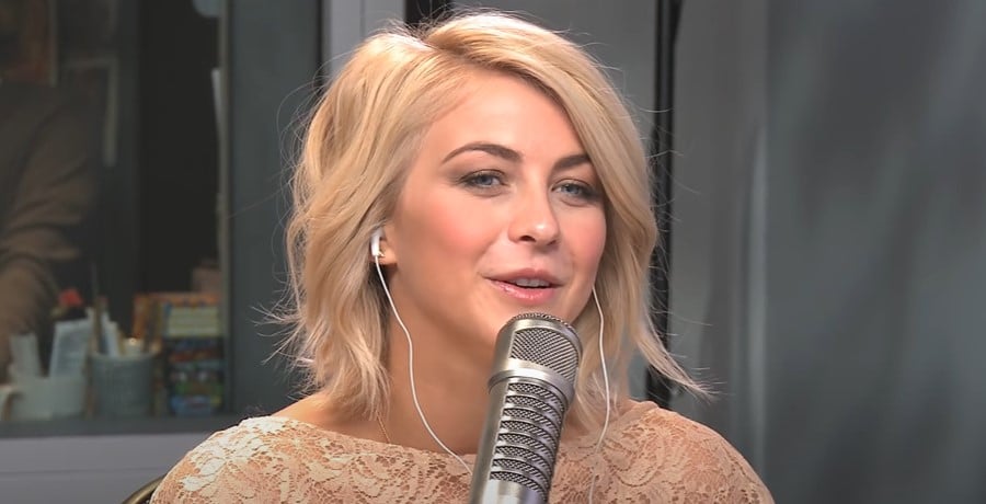 Julianne Hough on Ryan Seacrest's show, Sourced from YouTube