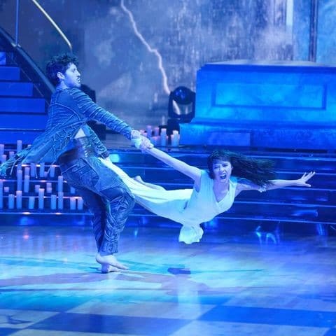 Val Chmerkovskiy and Xochitl Gomez from Dancing With The Stars, Instagram