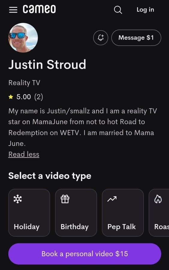 Screenshot of Justin Stroud's cameo from u/DreamCatcherIndica on Reddit