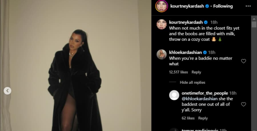 Kourtney Kardashian's Postpartum - Instagram