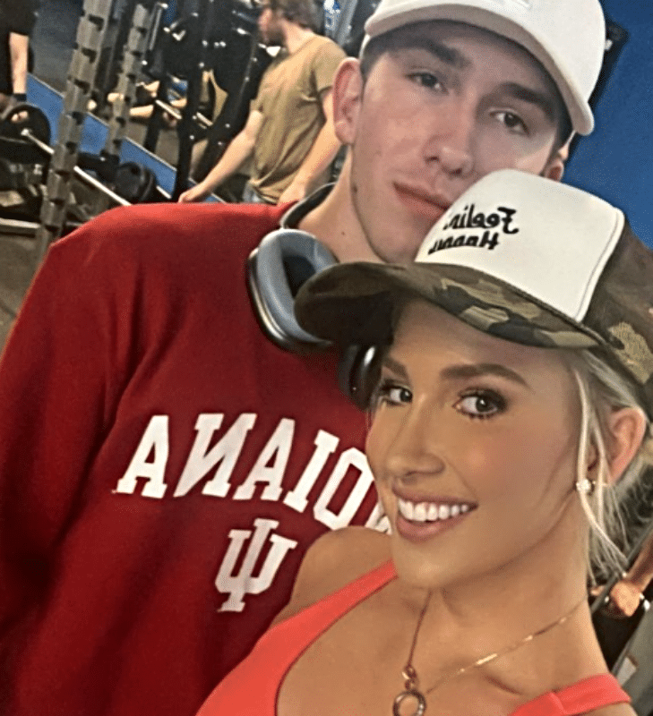 Savannah Chrisley with Grayson who can't hide his sadness - Instagram