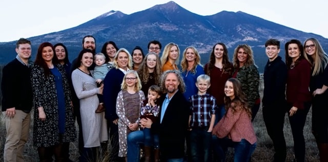 The Brown Family From Sister Wives, Sourced From TLC YouTube