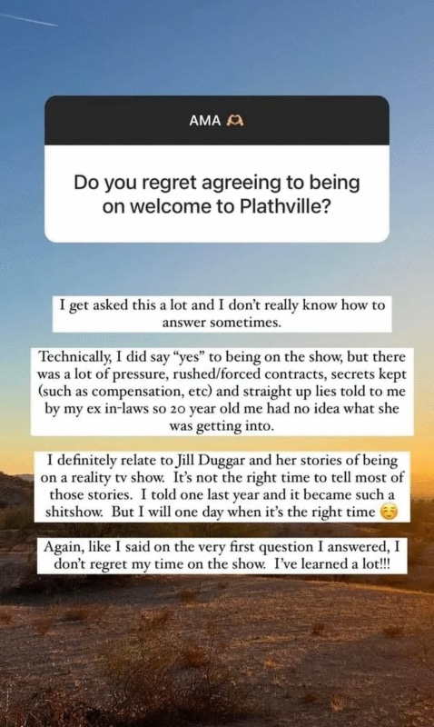 Welcome To Plathville - Olivia Plath Hints Divorce Is Done - Olivia Plath Instagram Stories