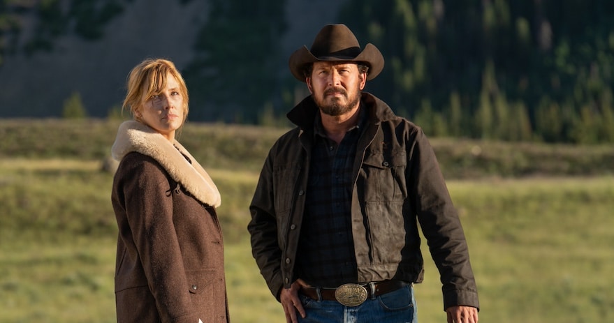 Yellowstone hoto Credit: Emerson Miller for Paramount Network Pictured (L-R): Kelly Reilly as Beth Dutton and Cole Hauser as Rip Wheeler
