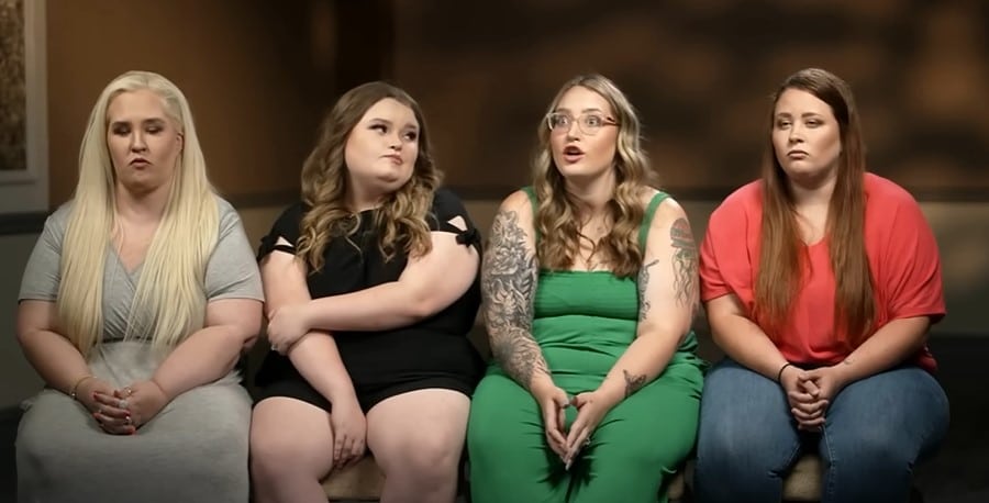 Mama June, Alana Thompson, Lauryn Efird, and Jessica Shannon from ET Interview on YouTube