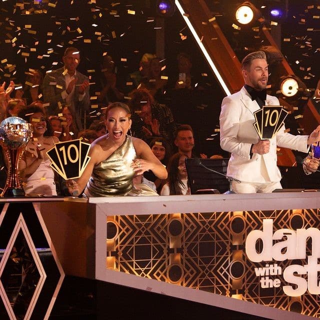 Carrie Ann Inaba and Derek Hough from Dancing With The Stars, Instagram