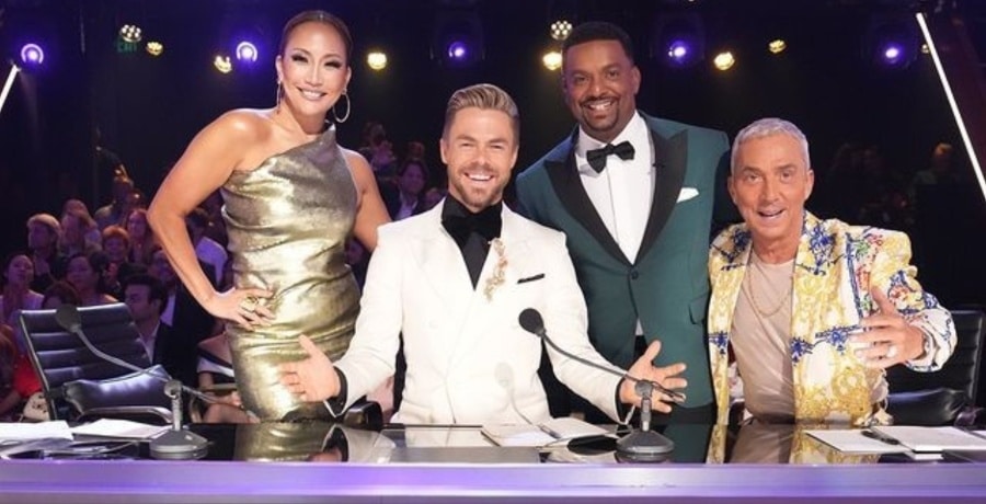 Carrie Ann Inaba, Derek Hough, Alfonso Ribeiro, and Bruno Tonioli from Dancing With The Stars, Instagram
