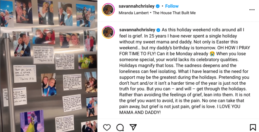 Savannah Christley's Instagram Post
