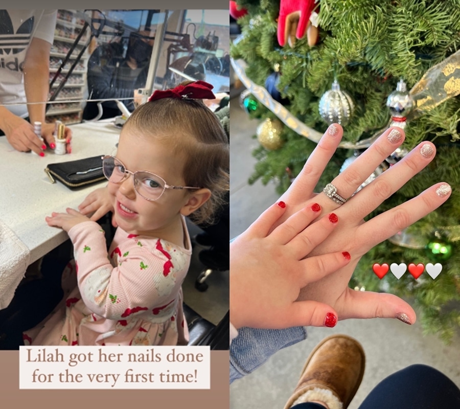 Lilah Roloff Nails Done - Tori Roloff Instagram