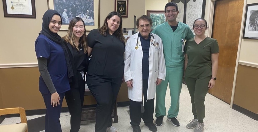 Dr. Now with other members of his staff from Instagram