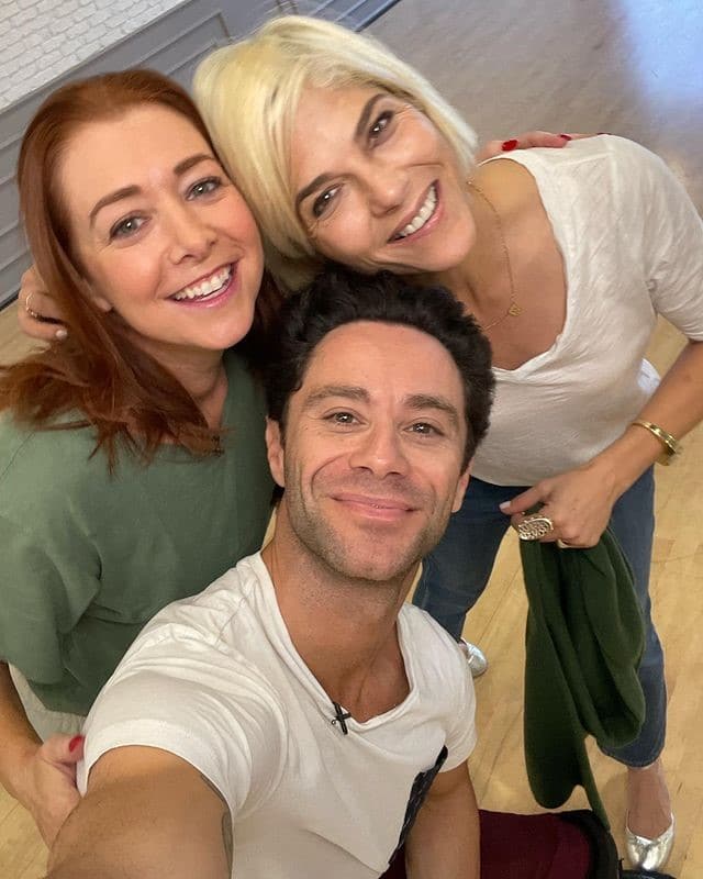 Sasha Farber, Selma Blair, and Alyson Hannigan from Dancing With The Stars, Instagram